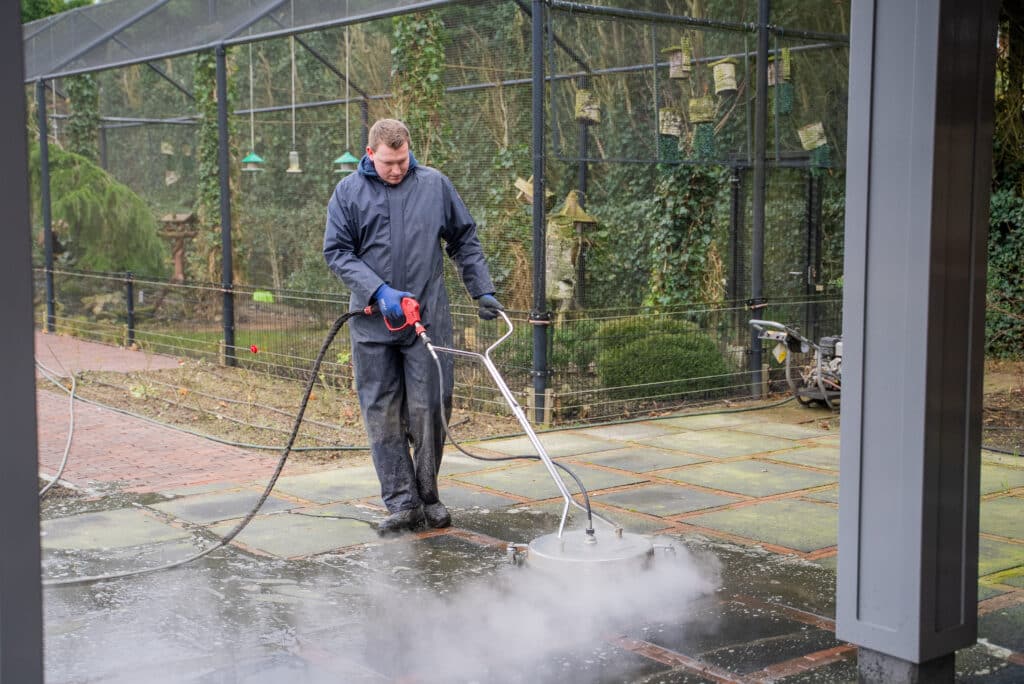 beste manier terras reinigen