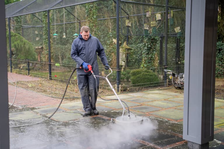 beste manier terras reinigen