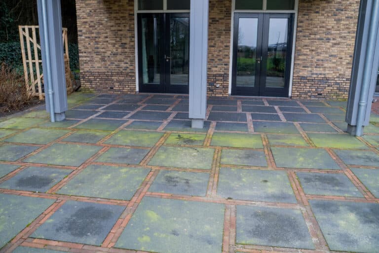 Terras laten reinigen met stoom