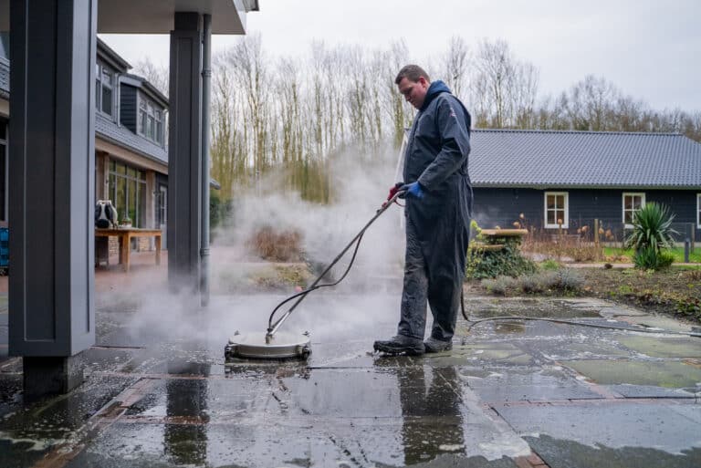 terras reinigen stoom