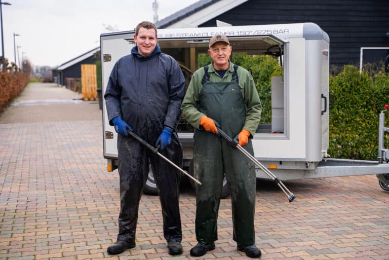 terras laten reinigen